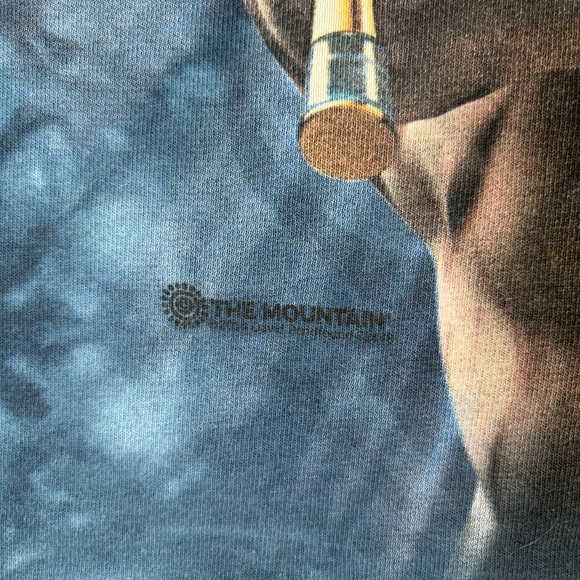 The Mountain T Shirt 2014 David Penfound Pharoah Tie Dye Size Medium Blue - Picture 5 of 7
